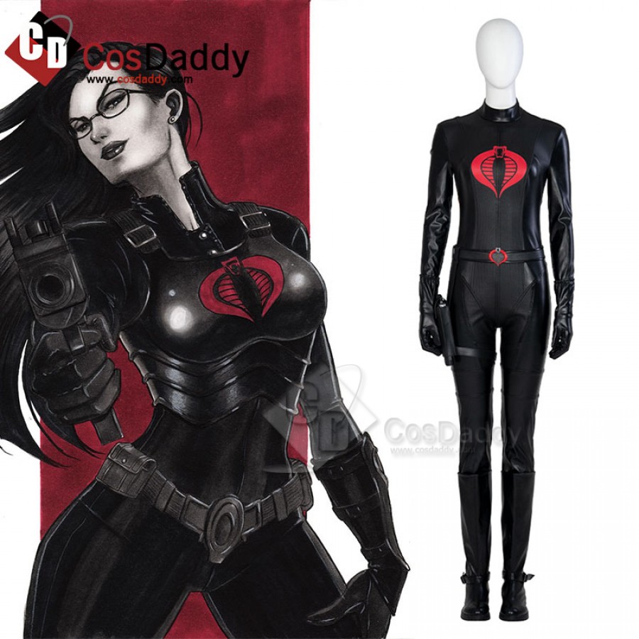 G I Joe The Rise of Cobra Baroness Cosplay Costume Bodysuit